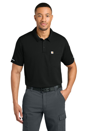 Carhartt CTC16119 FLD & RSCU Polo in Black