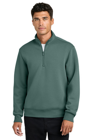Mercer+Mettle MM3100 Soft Spacer 1/4-Zip in Silver Pine