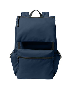 Port Authority BG940 Matte Oxford Backpack in River Blue Navy