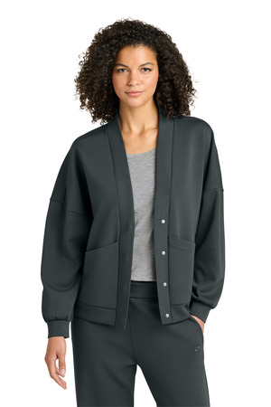 OGIO LOG862 Women's Transcend Cardigan in Tarmac Grey
