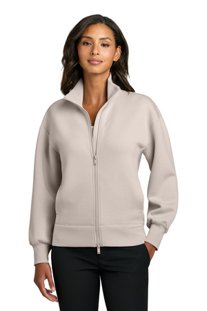 Mercer+Mettle MM3103 Women's Soft Spacer Full-Zip in Warm Quartz