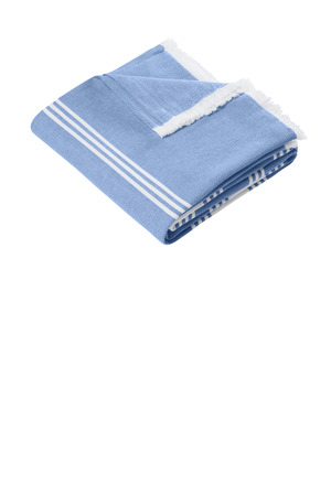 Port Authority BP91 Beach Throw in Strong Blue/ White