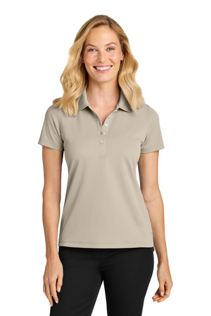 Port Authority LK845 Women's Dry Zone Stain-Release Grid Polo in Sahara