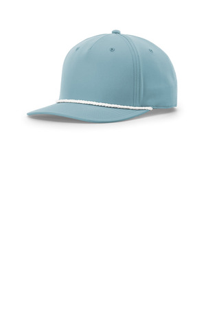 Richardson 258 5-Panel Classic Rope Cap in Smoke Blue/ White