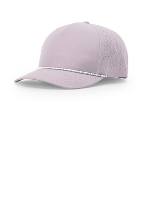 Richardson 355 Laser Perf Performance Rope Cap in Lilac/ White Grey