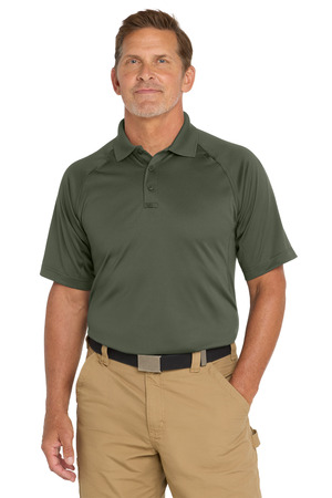CornerStone CS410 Select Snag-Proof Tactical Polo in Tactical Green
