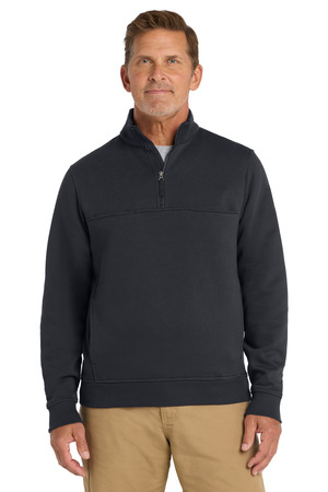 CornerStone CS626 1/2-Zip Job Shirt in Dark Navy