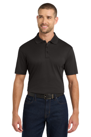 Port Authority K573 Rapid Dry Mesh Polo in Black