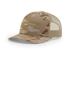 Richardson 112PT Printed Tactical Trucker in Multicam Arid/ Tan