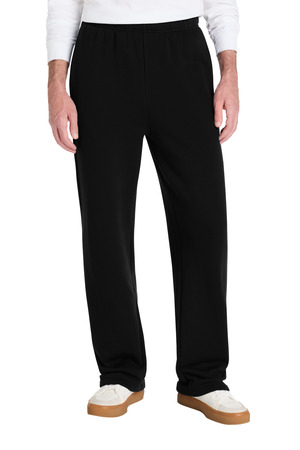 BELLA+CANVAS BC3725 Unisex Sponge Fleece Straight Leg Sweatpant in Black