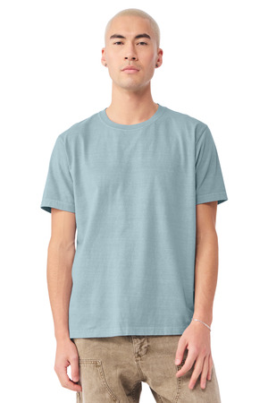 BELLA+CANVAS BC4810GD Unisex Heavyweight Garment-Dyed Tee in Light Washed Denim