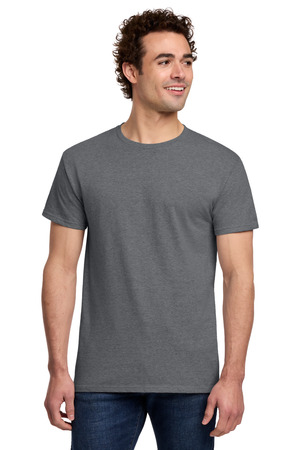 Gildan 3000 Light Cotton Tee in Graphite Heather