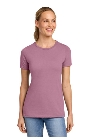 Gildan 64001LCVC Softstyle Women's CVC T-Shirt in Plumrose