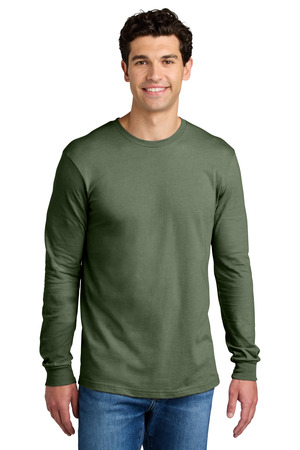 Gildan 64440CVC Softstyle CVC Long Sleeve Tee in Cactus