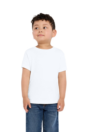 BELLA+CANVAS BC3001T Toddler Short Sleeve Tee in White