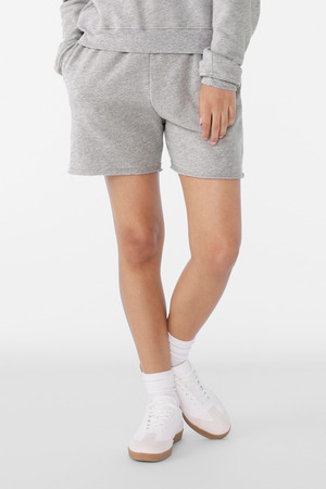 BELLA+CANVAS BC3787 Women's Cutoff Sweatshort in Athletic Heather
