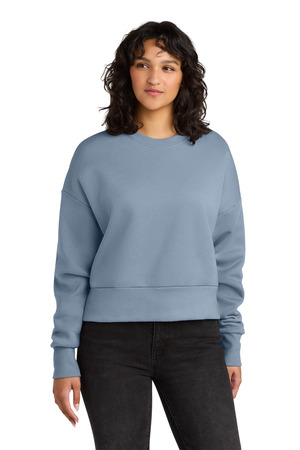 Next Level Apparel NL9087 Women's Heavyweight Sweatshirt in Stonewash Denim