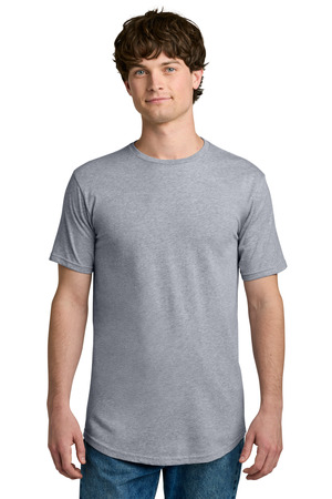 Next Level Apparel NL3602 Cotton Long Body Tee in Heather Gray
