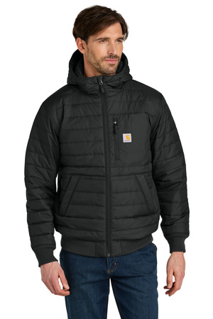 Carhartt CT106543 Gilliam Insulated Hooded Jacket in Black