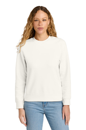 District DT6105 Women's V.I.T. Fleece Crew in Gardenia