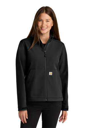 Carhartt CT107115 Women's Rain Defender Soft Shell Jacket in Black