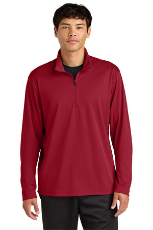 Sport-Tek ST672 Micropique Sport-Wick 1/4-Zip in Deep Red