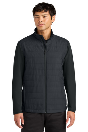 Sport-Tek ST940 Teknical Hybrid Jacket in Black