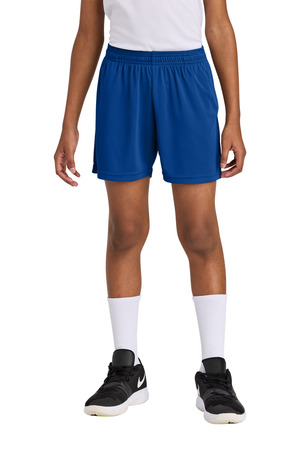Sport-Tek YST349P Youth PosiCharge Competitor 5" Pocketed Short in True Royal