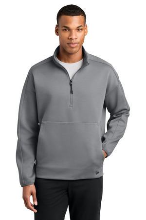 New Era NEA567 Double Back 1/4-Zip in Shadow Grey