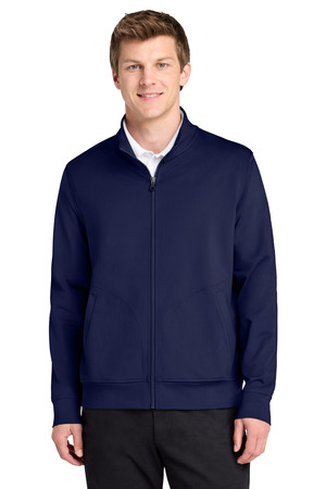 Port Authority K881 C-FREE Double Knit Full-Zip in True Navy