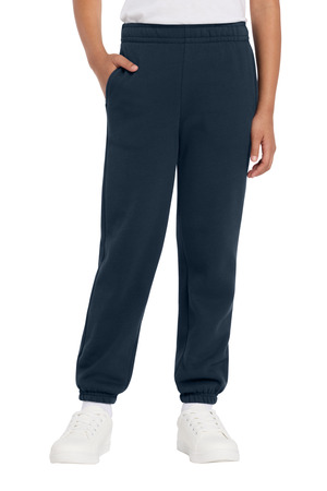 BELLA+CANVAS BC3738Y Youth Sponge Fleece Sweatpant in Navy