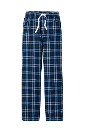 District DT1810 Flannel Pocket Pant in True Navy/ Carolina Blue