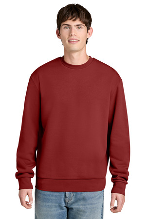 District DT6704 MelloFleece Crew in Cherrywood