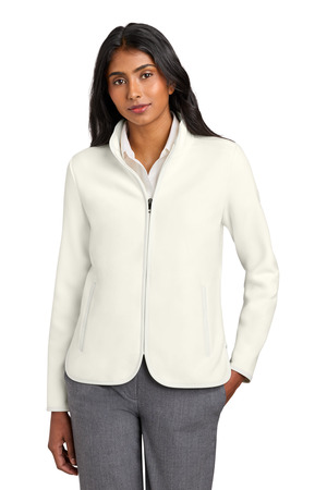 Brooks Brothers BB18611 Women's Fleece Jacket in Off White