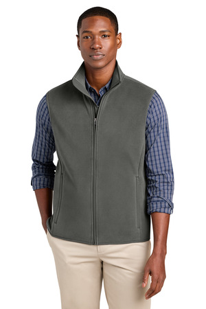 Brooks Brothers BB18614 Fleece Vest in Windsor Grey