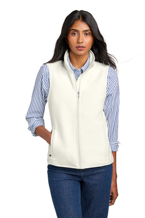 Brooks Brothers BB18615 Women's Fleece Vest in Off White
