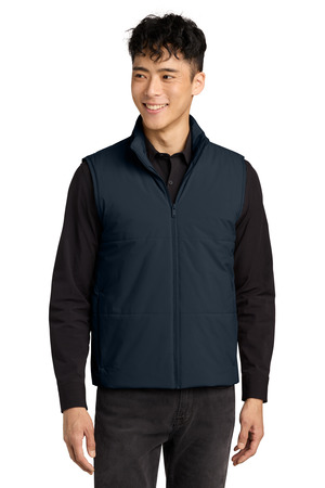 Mercer+Mettle MM7222 Brookline Quilted Vest in Night Navy