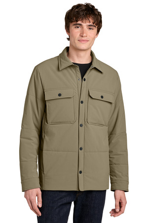MiiR MRA444 Sashiko Stretch Puffy Shacket in Truffle