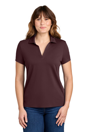 MiiR MRAW110 Women's Alta Polo in Dark Fig