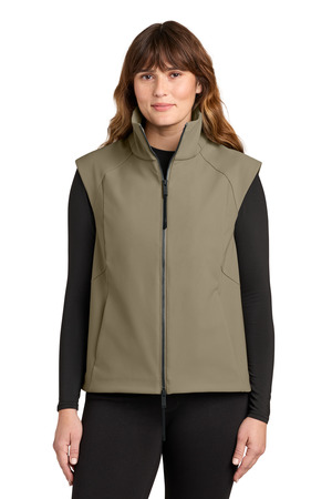 MiiR MRAW473 Women's Nozawa Soft Shell Vest in Truffle