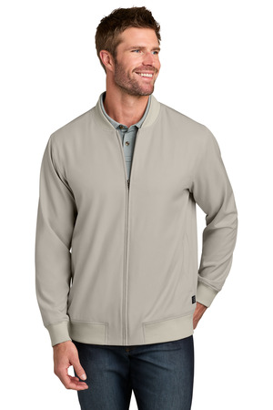 TravisMathew TMA47413 Bomber Jacket in Italian Sand