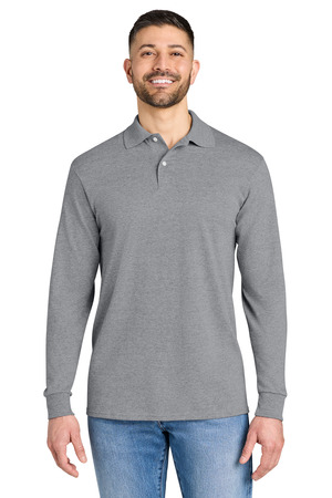 Jerzees 437LS Dri-Power Long Sleeve Sport Shirt in Oxford
