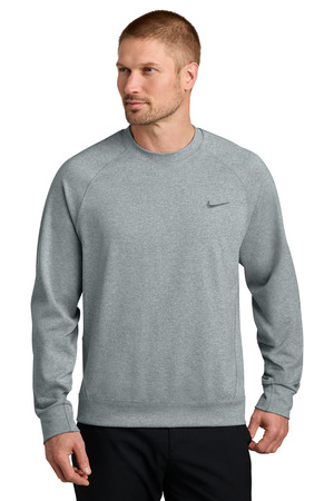 Nike NKIO8127 Dri-FIT Primary Crew in Cool Grey Heather