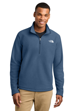 The North Face NF0A8JF6 Textured Pine Grove 1/2-Zip in Shady Blue Heather