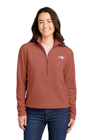 The North Face NF0A8JF7 Women's Textured Pine Grove 1/2-Zip in Mars Dust Heather