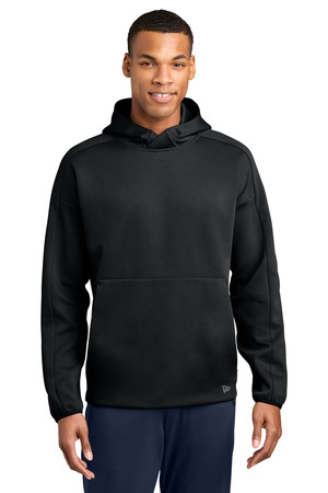 New Era NEA565 Double Back Pullover Hoodie in Black