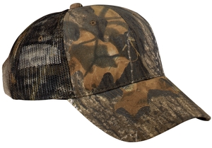 Port Authority C869 Pro Camouflage Series Cap with Mesh Back in Mossy Oak New Break-Up