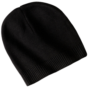Port Authority CP95 100% Cotton Beanie in Black