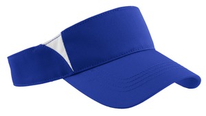 Sport-Tek STC13 Dry Zone Colorblock Visor in True Royal/ White