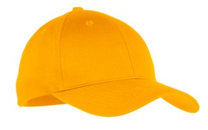 Port Authority YCP80 Youth Six-Panel Twill Cap in Athletic Gold